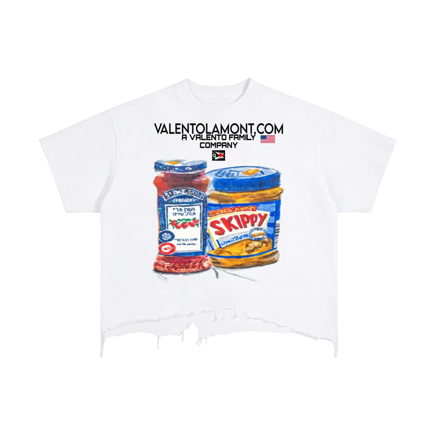 Vintage Wash Boxy Distressed Hem T-Shirt