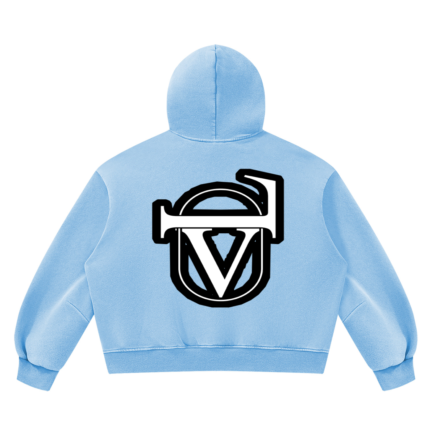 V Wash Boxy Fleece Hoodie