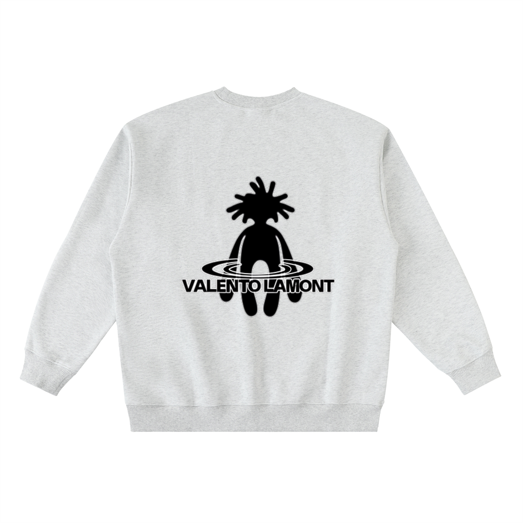 Oversized Crewneck Taped Sweatshirt