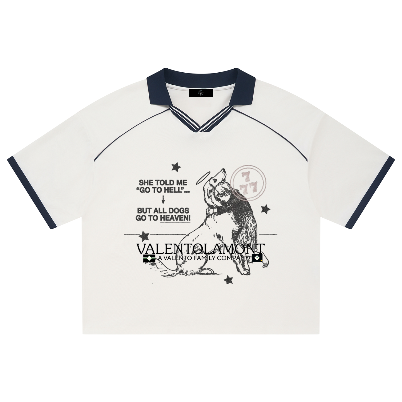 Unisex Collared Piping Boxy Soccer Jersey