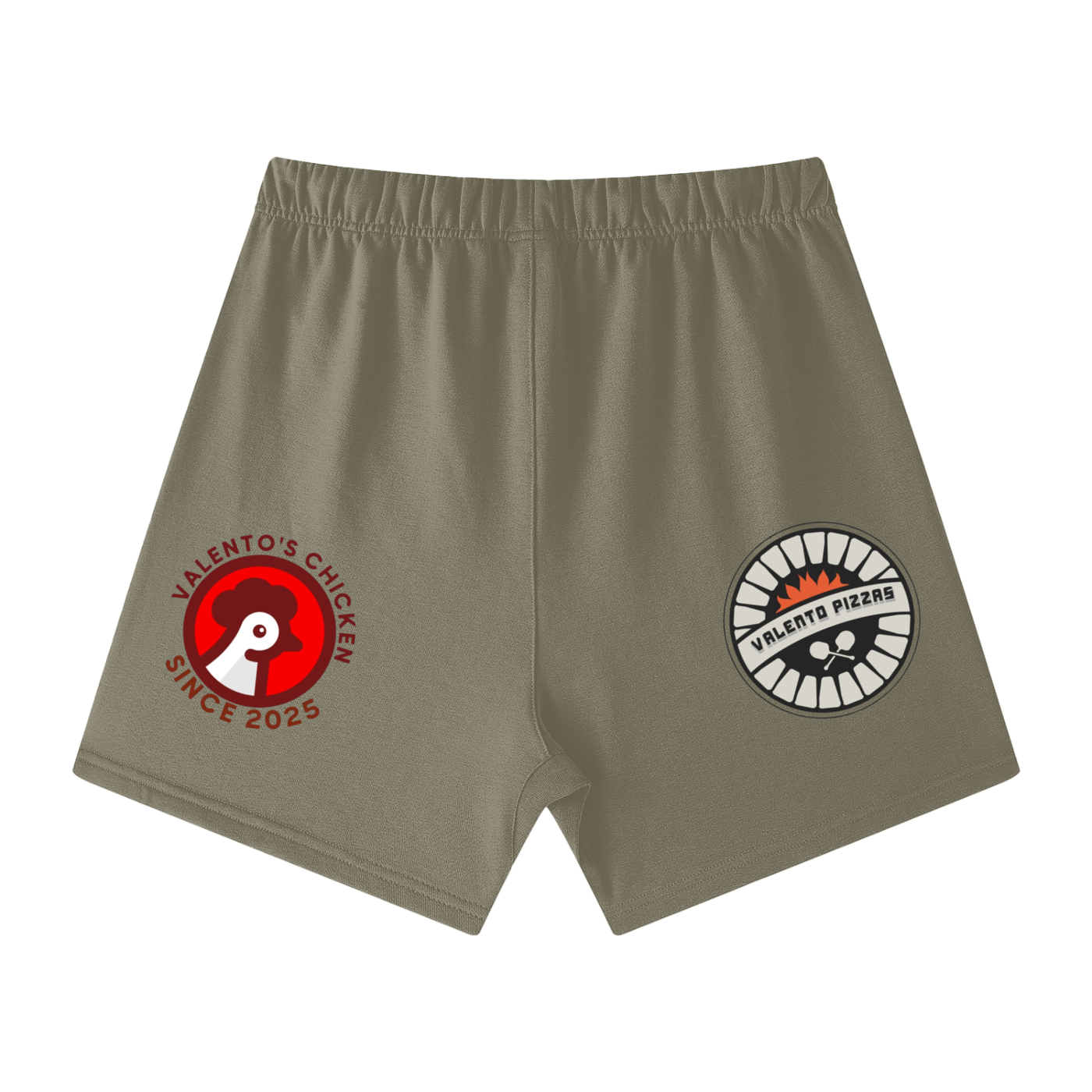Unisex Earth Tone Loose Fit Cotton Shorts