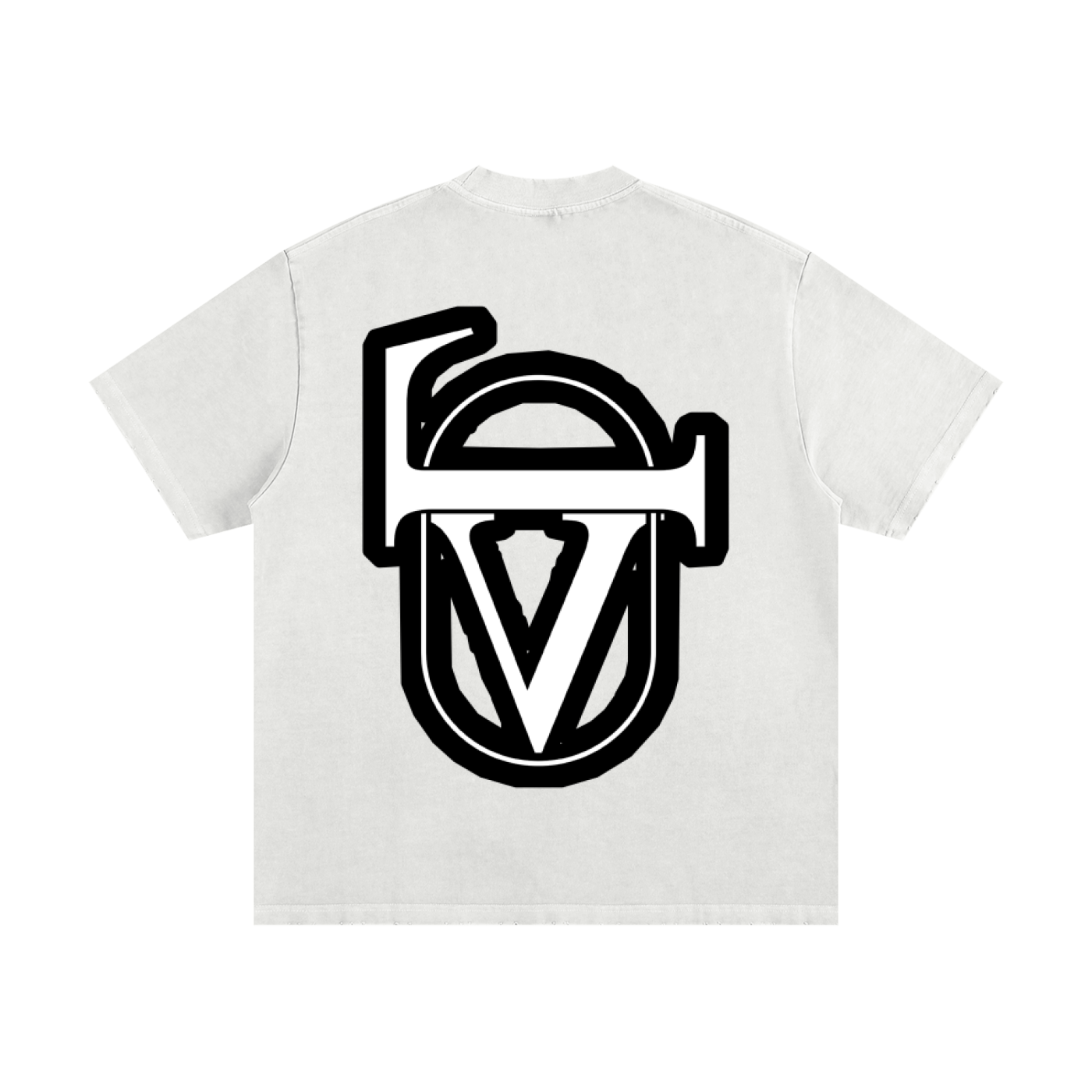 Heavyweight Vintage Washed Frayed T-Shirt