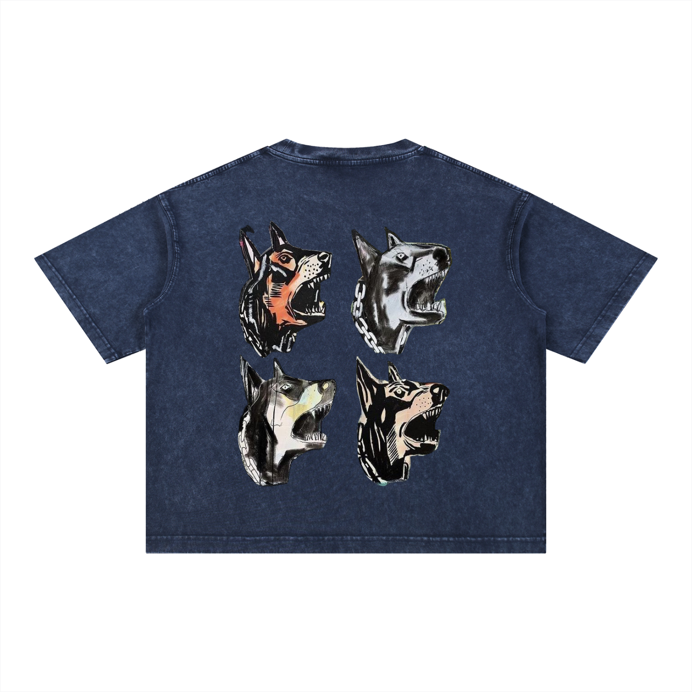 Mineral Wash Boxy Cotton T-Shirt