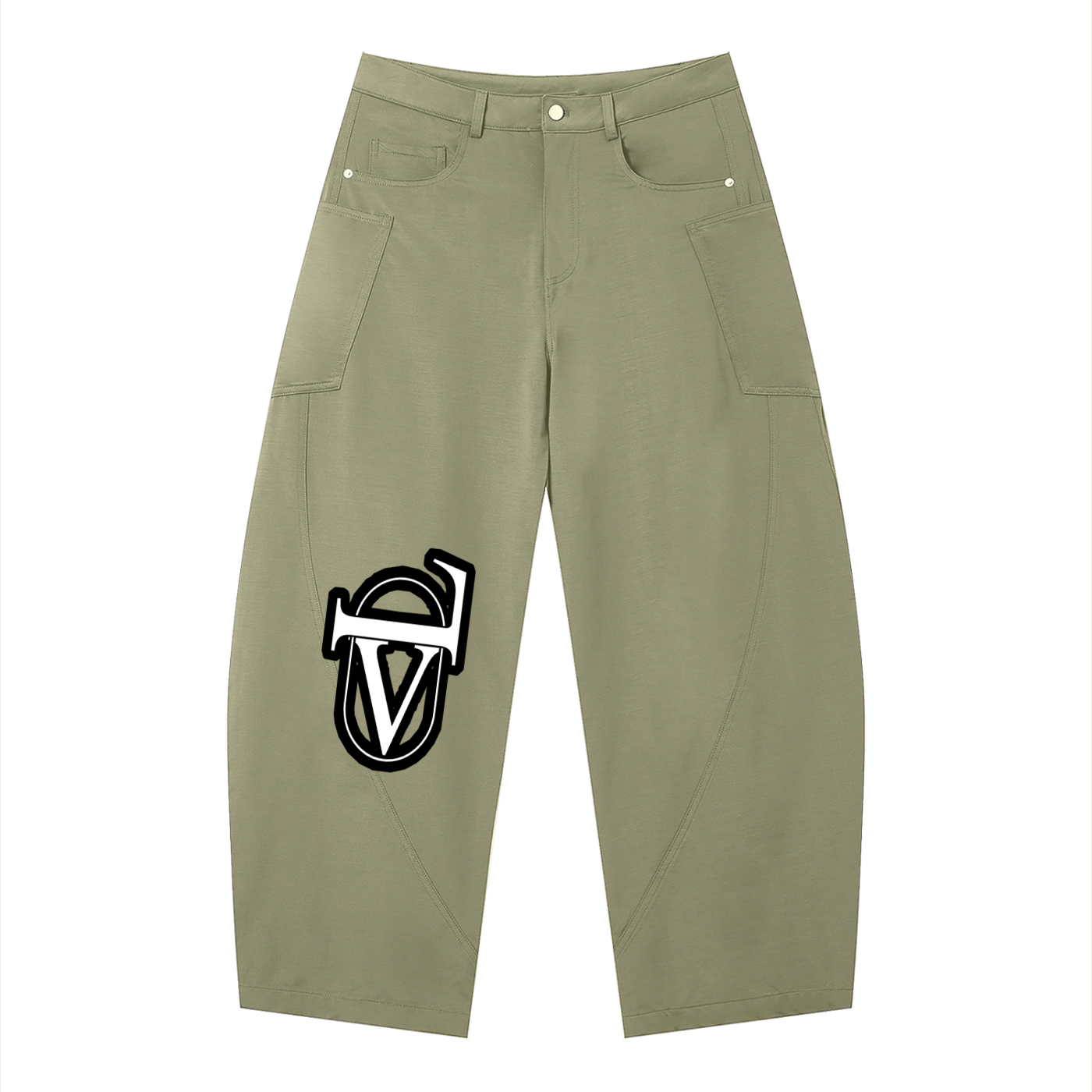 Men's Barrel Leg Pants