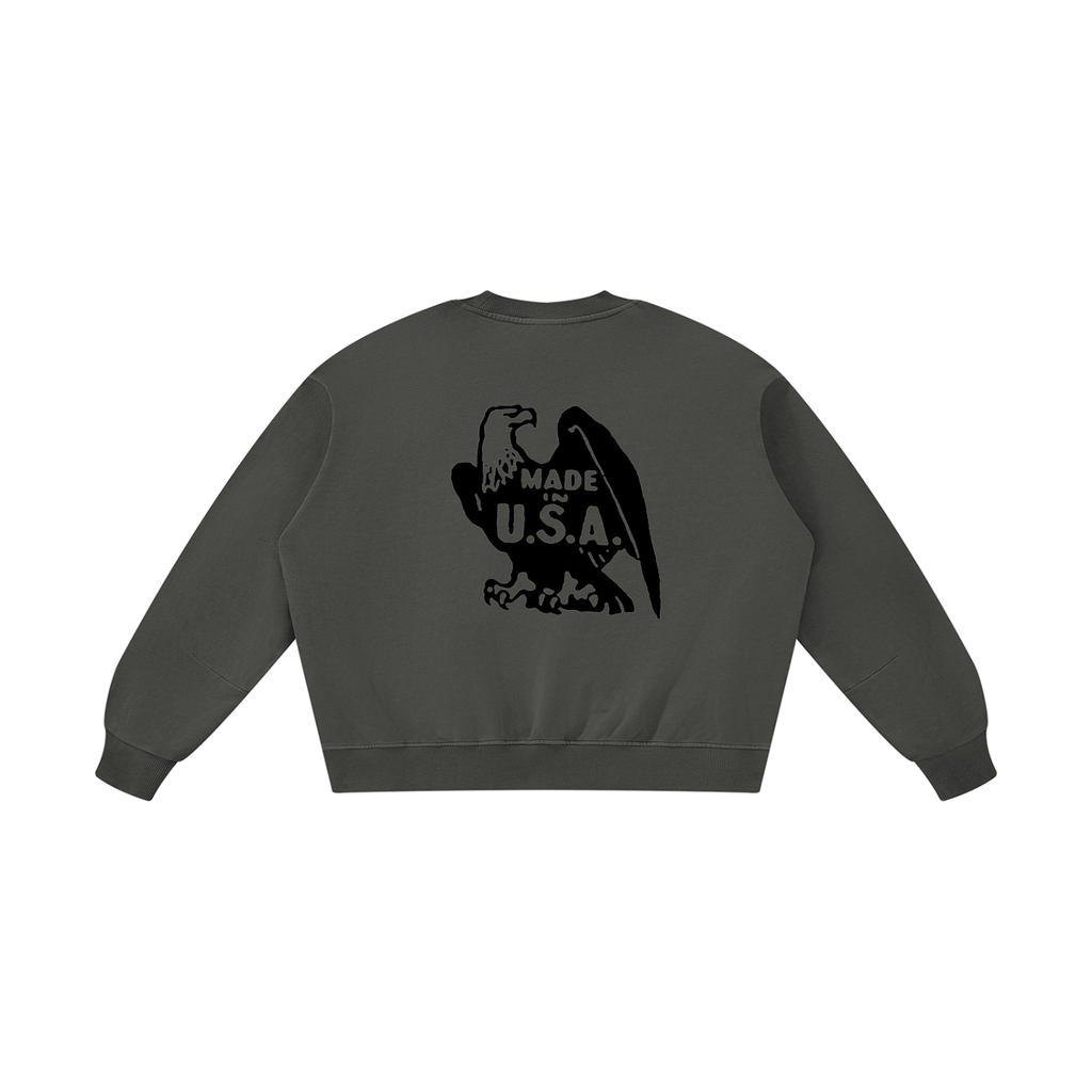 Unisex Boxy Vintage Washed Sweatshirt