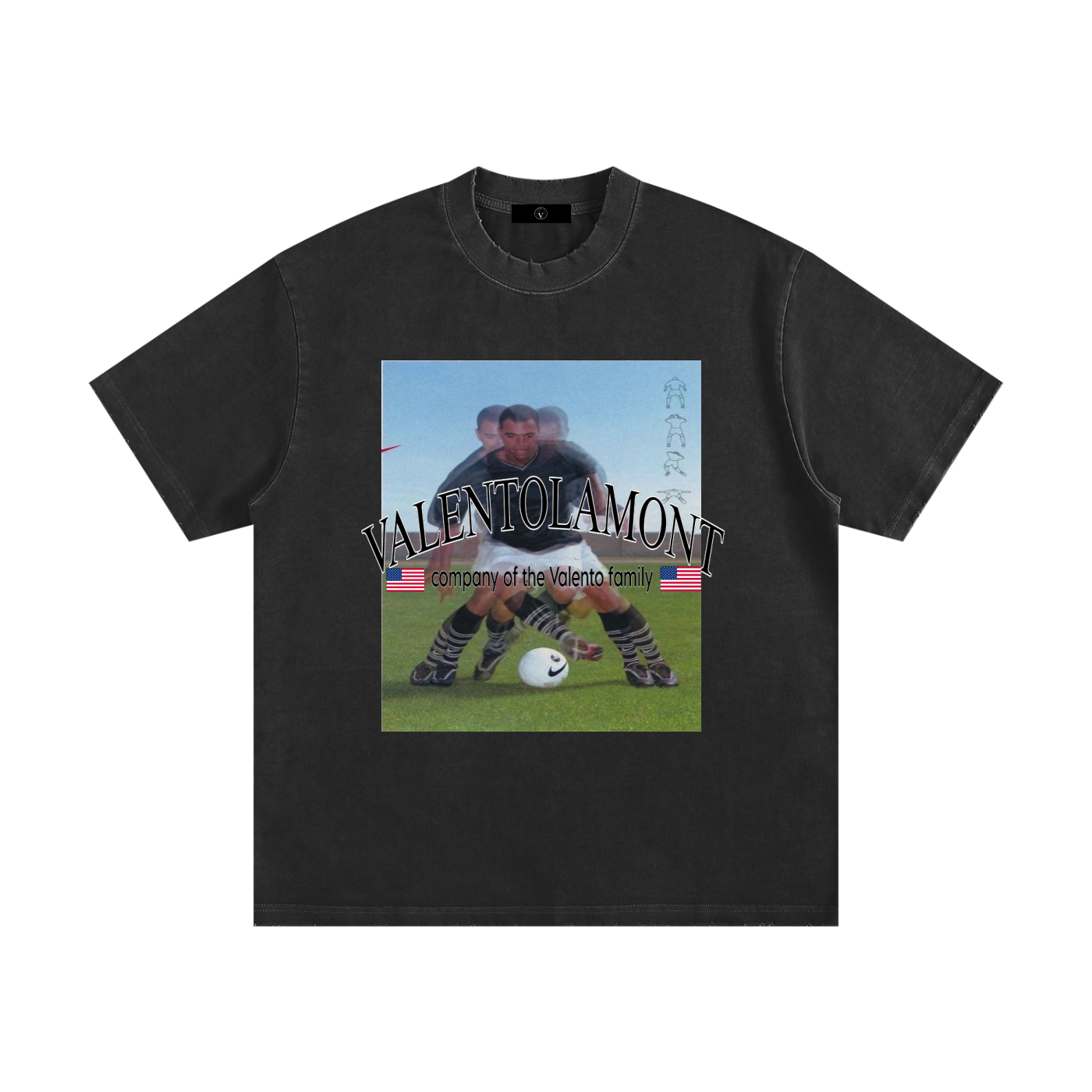 Heavyweight Vintage Washed Frayed T-Shirt