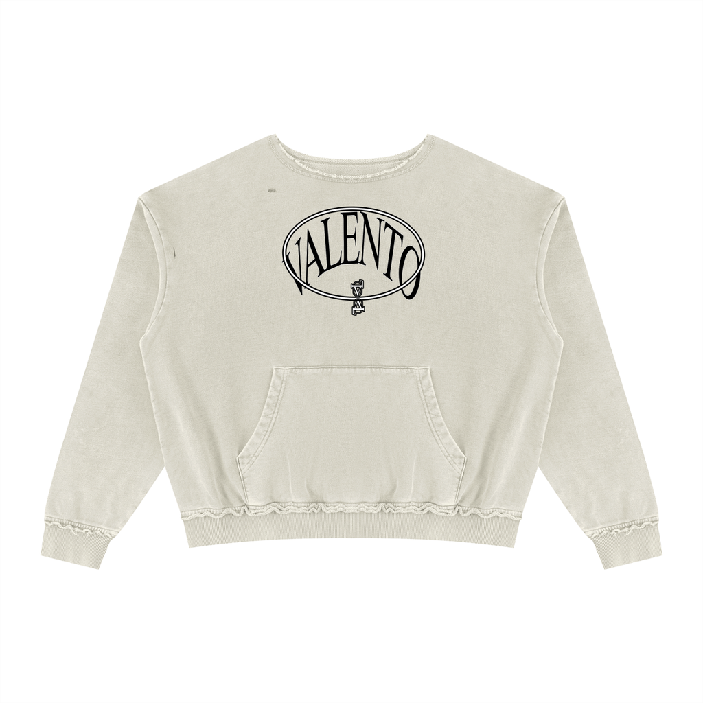 Unisex Raw Edge Crewneck Sweatshirt
