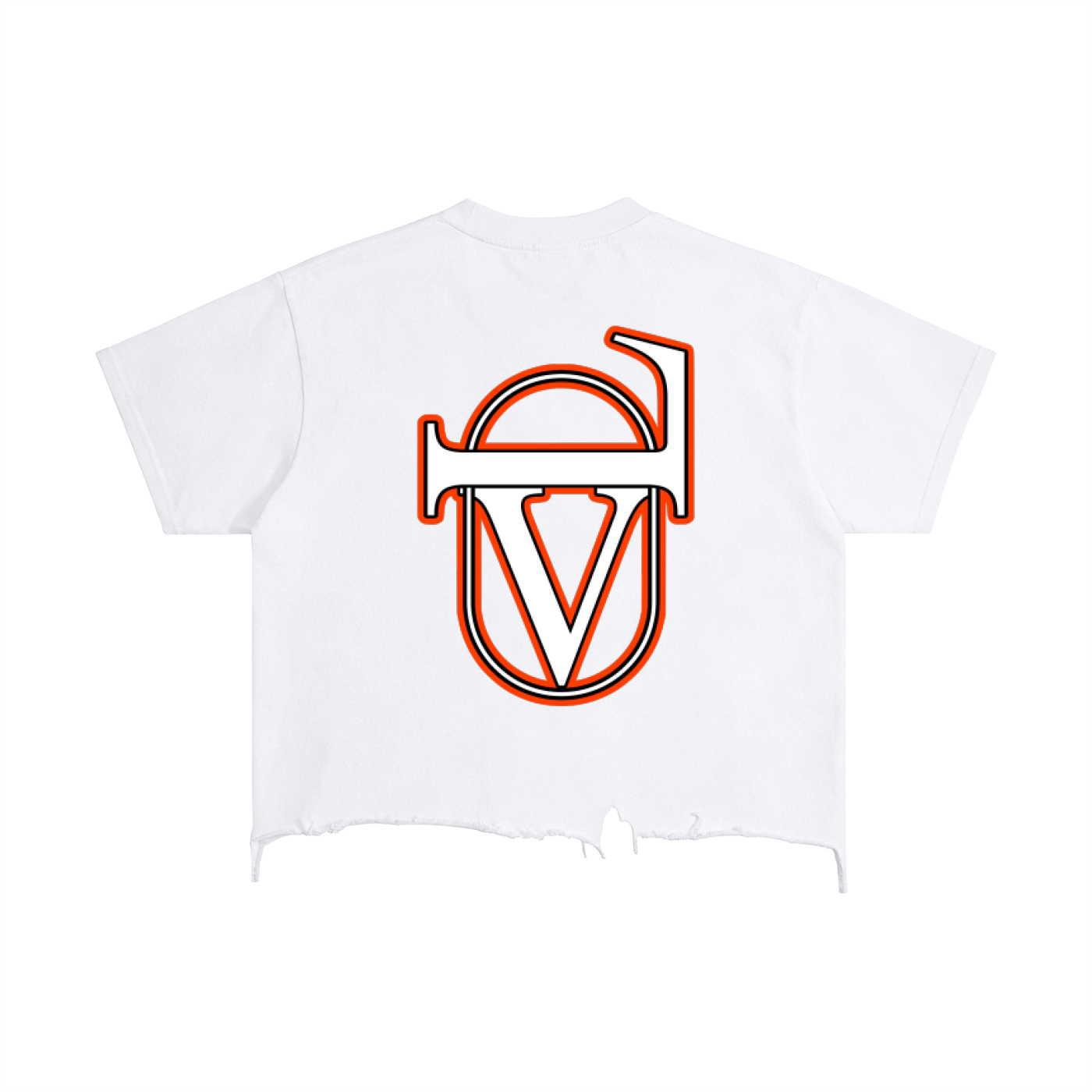 Vintage Wash Boxy Distressed Hem T-Shirt