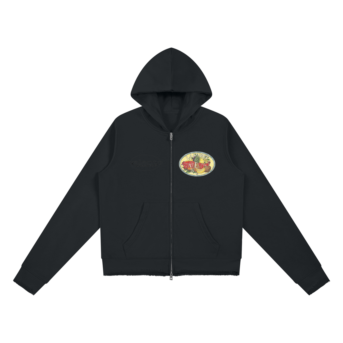 Women’s Raw Edge Full Zip Hoodie