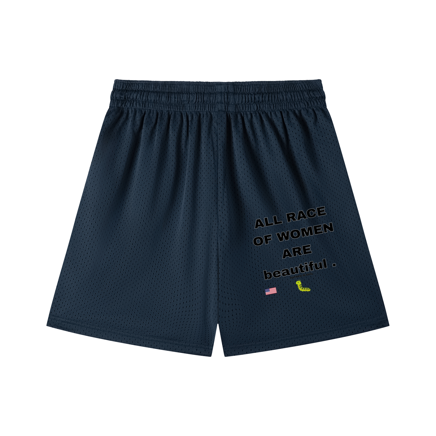 Mesh Drawstring Shorts