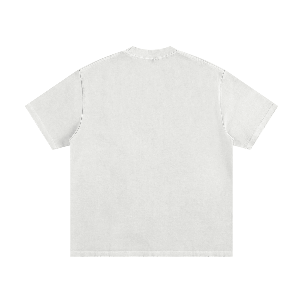 Heavyweight Vintage Washed Frayed T-Shirt