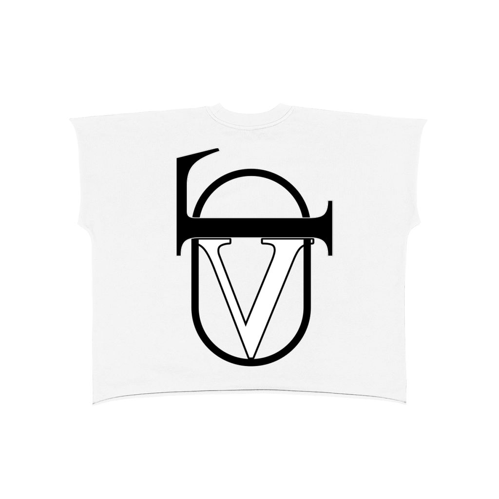 Raw Edge Boxy Non-Shrink T-Shirt