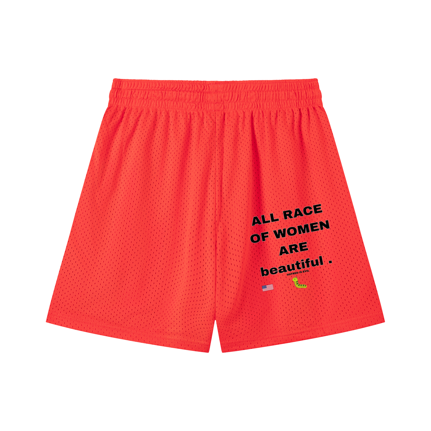 Mesh Drawstring Shorts