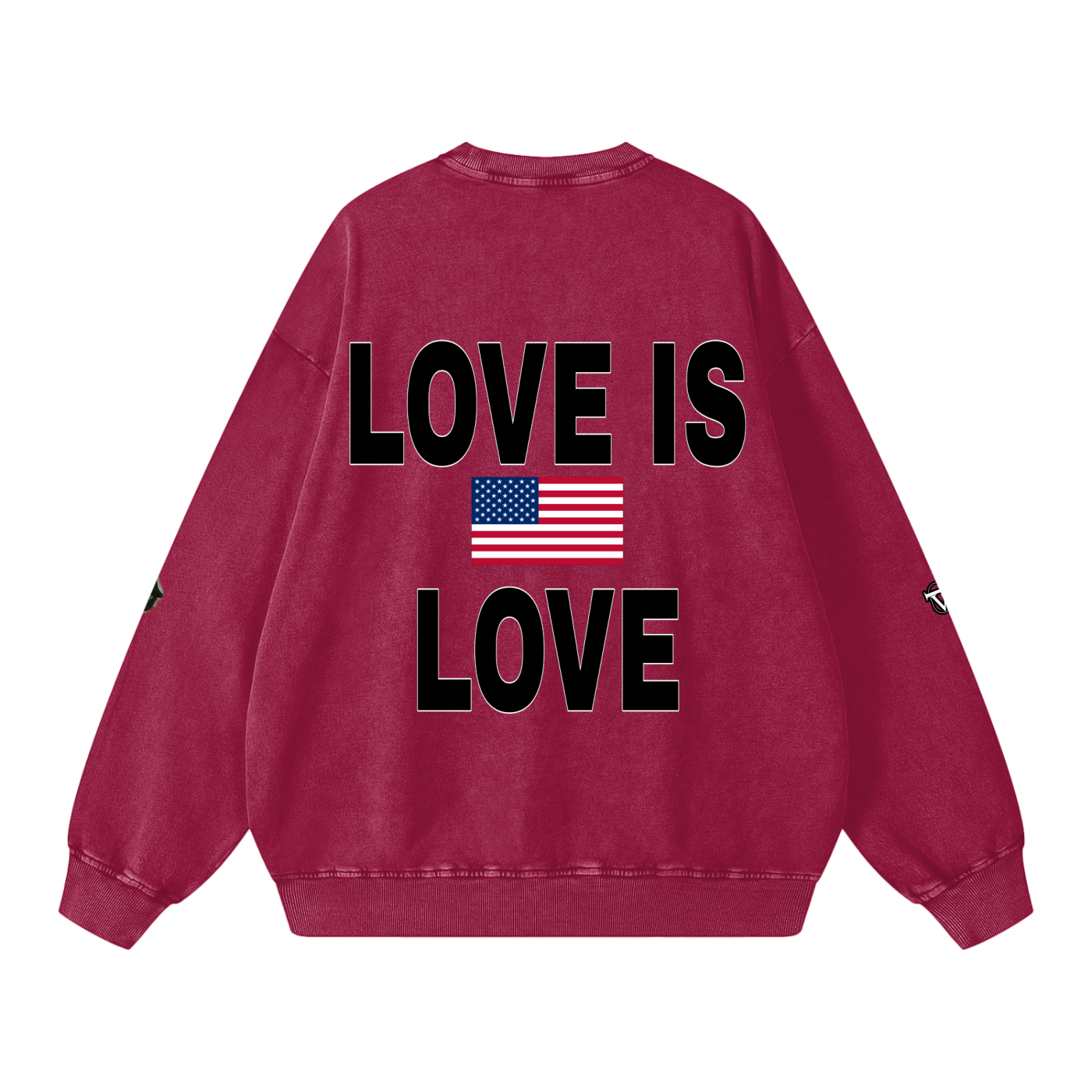 Snow Washed Oversized Sweatshirt