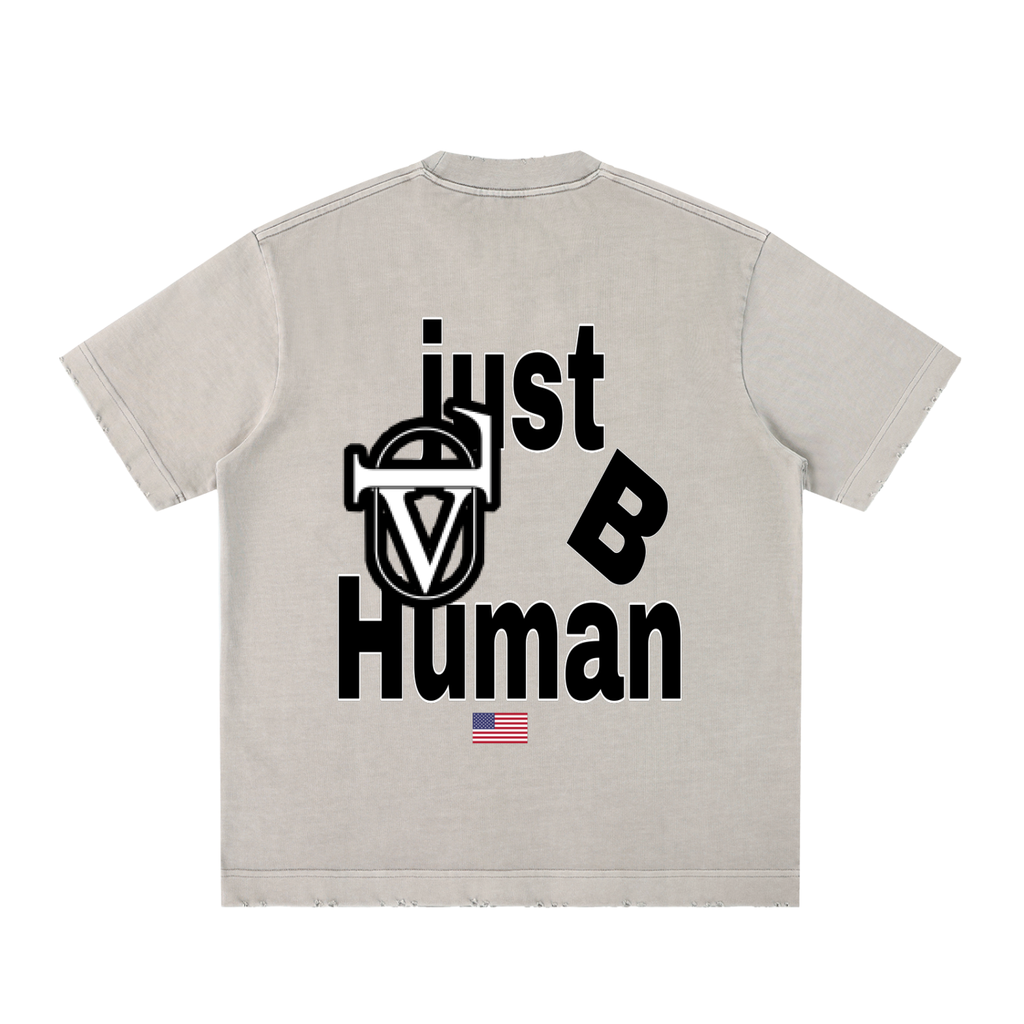 Heavyweight Vintage Washed Frayed T-Shirt