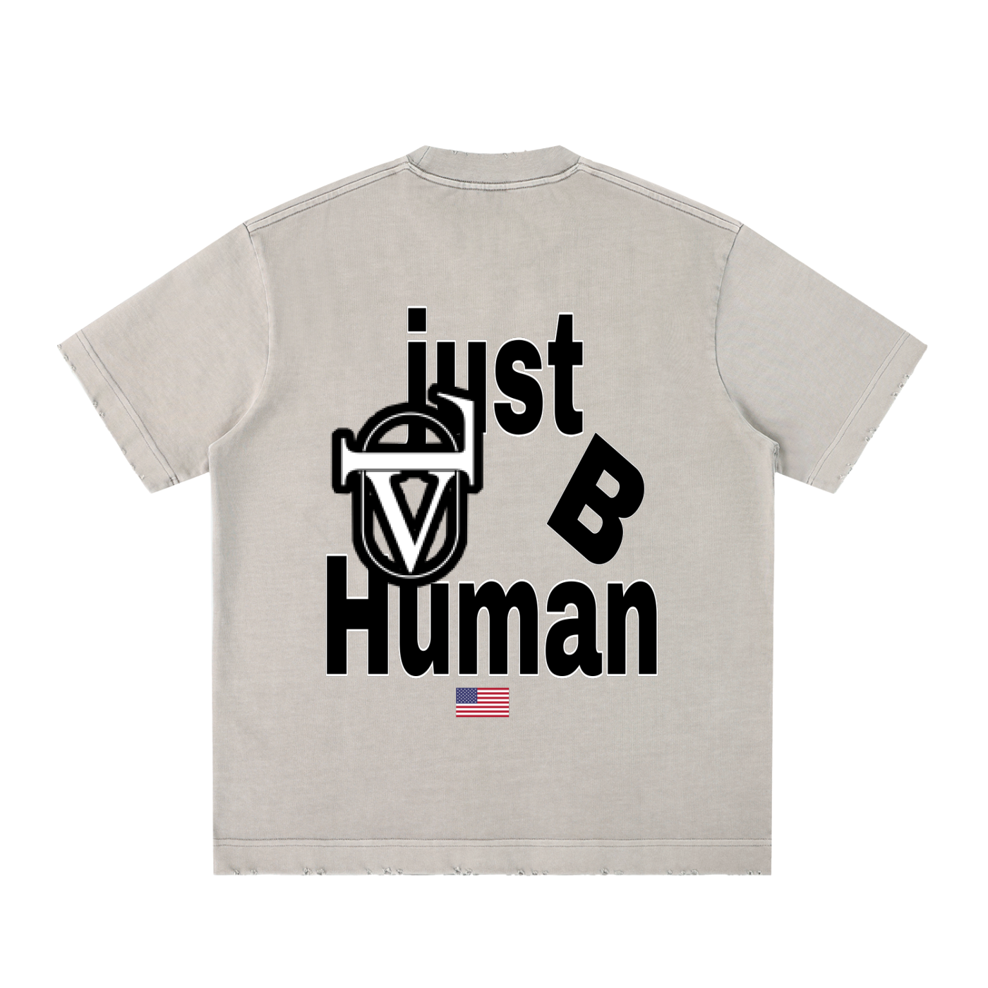 Heavyweight Vintage Washed Frayed T-Shirt