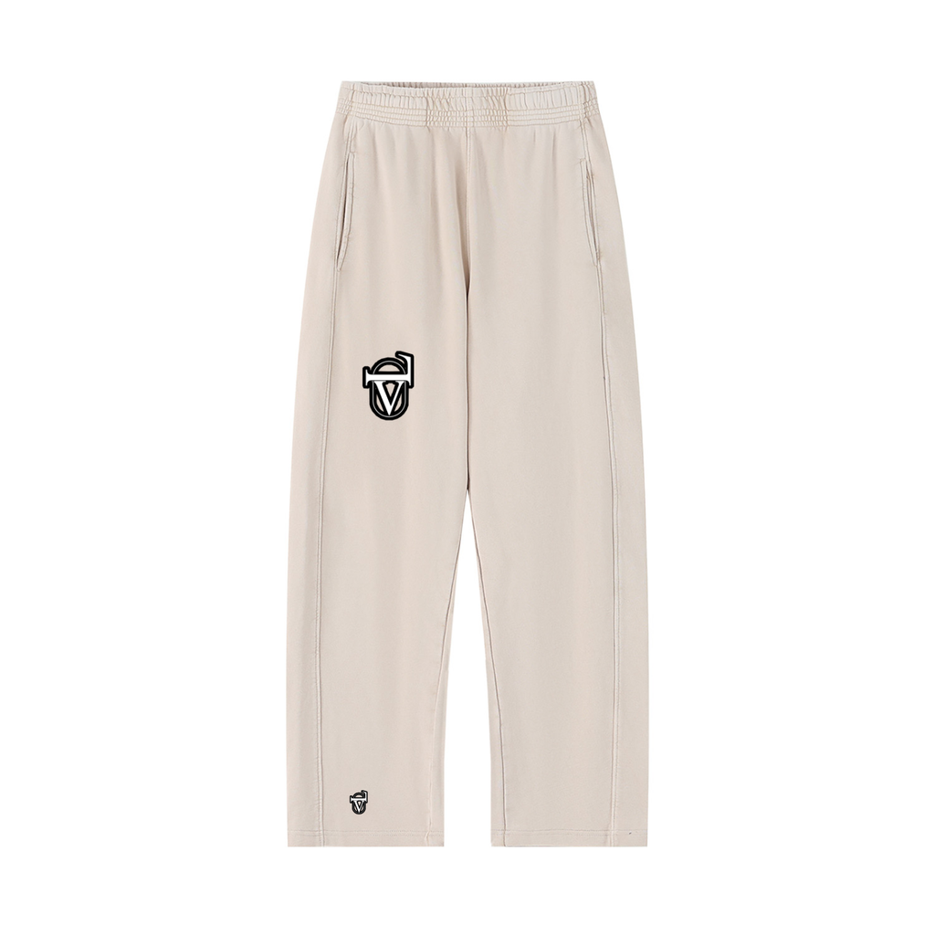 V Mineral Wash Straight Sweatpants