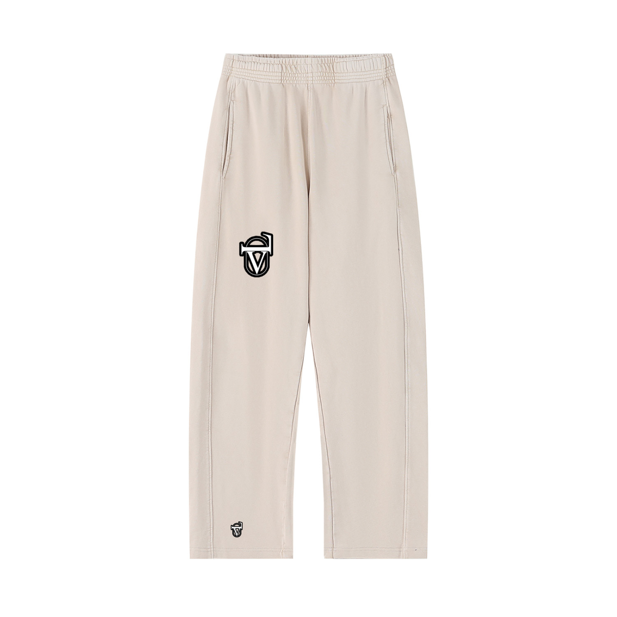 V Mineral Wash Straight Sweatpants
