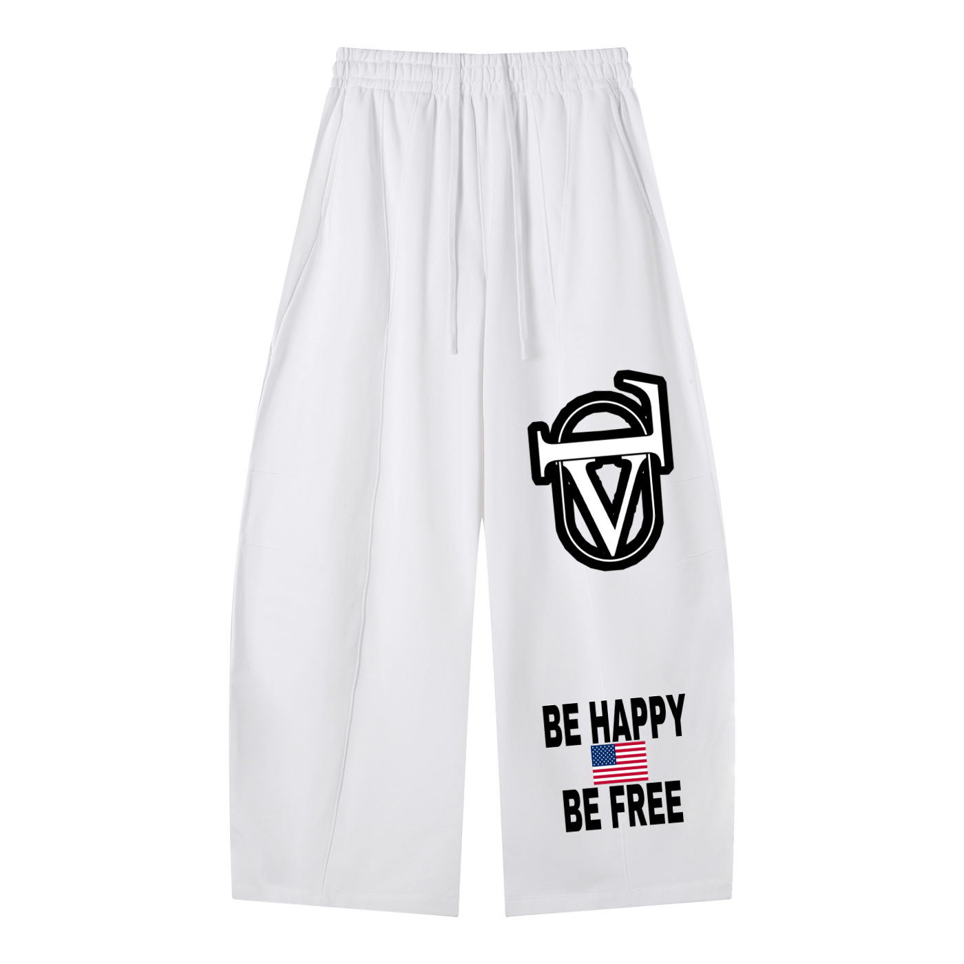 Heavyweight Wide Leg Panel Sweatpants