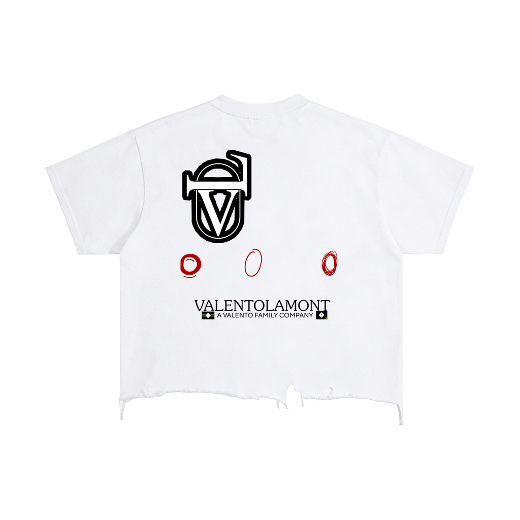 Vintage Wash Boxy Distressed Hem T-Shirt