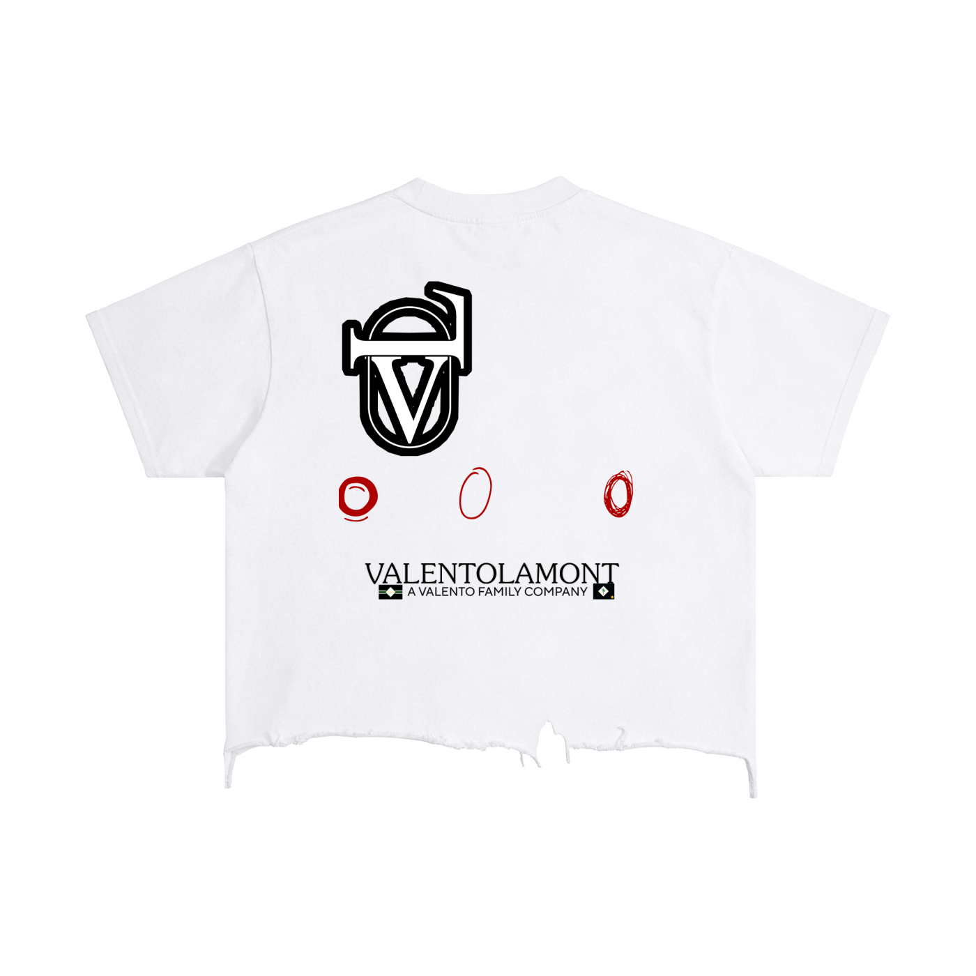 Vintage Wash Boxy Distressed Hem T-Shirt