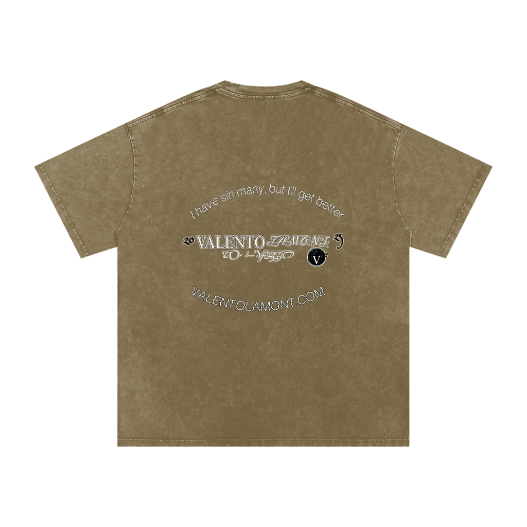 Acid Wash Oversize T-Shirt - 250 GSM