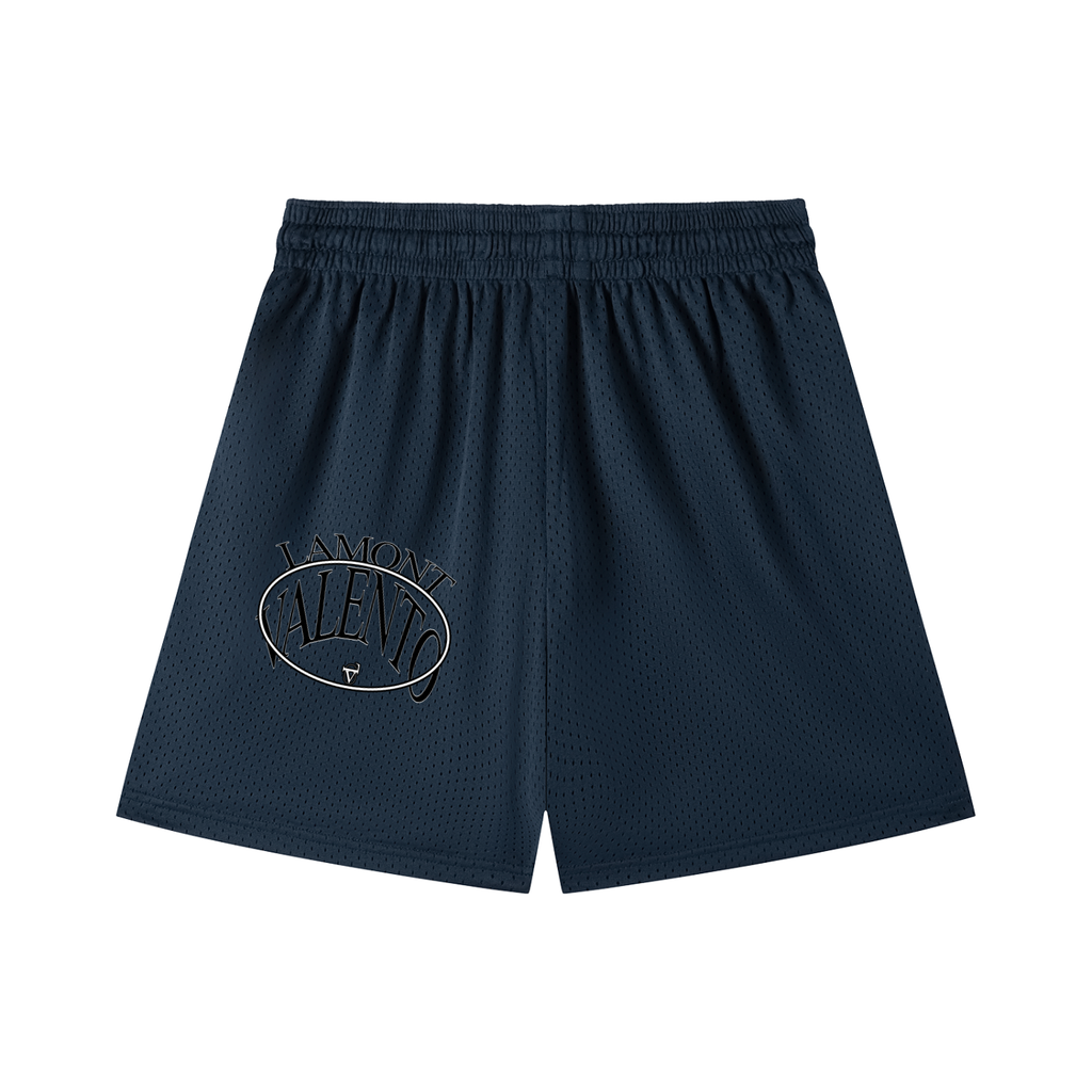 Mesh Drawstring Shorts