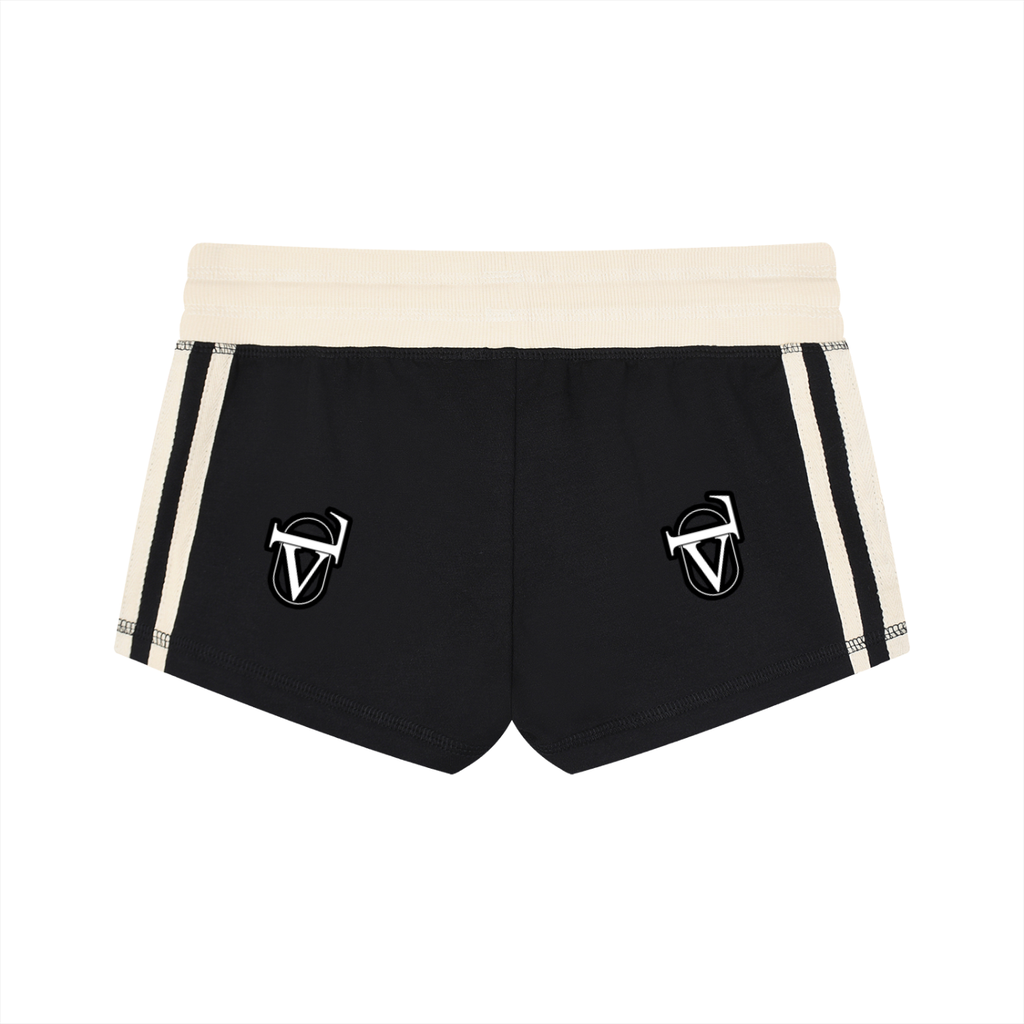 Women's Contrast Stripe Track Shorts