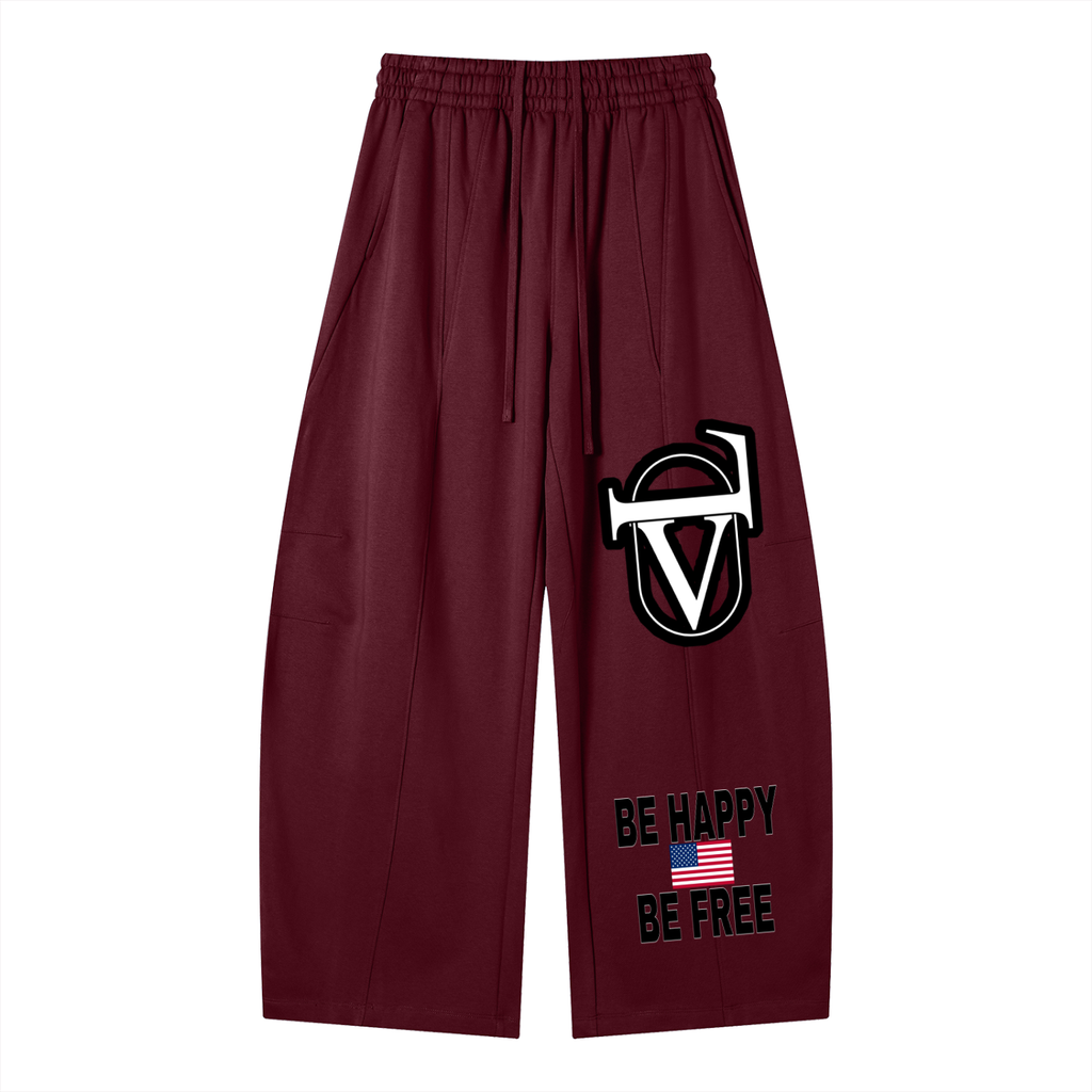 Heavyweight Wide Leg Panel Sweatpants
