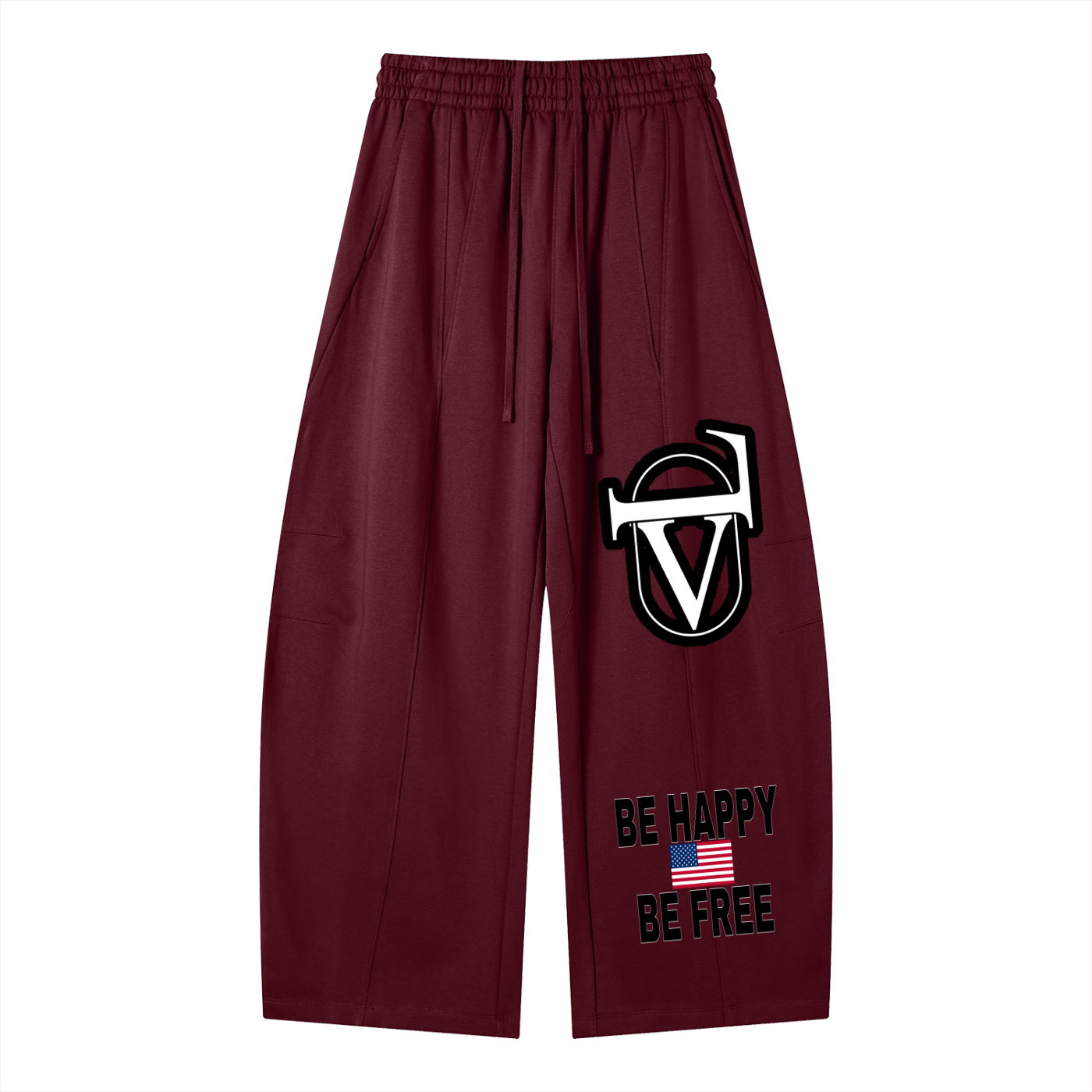 Heavyweight Wide Leg Panel Sweatpants