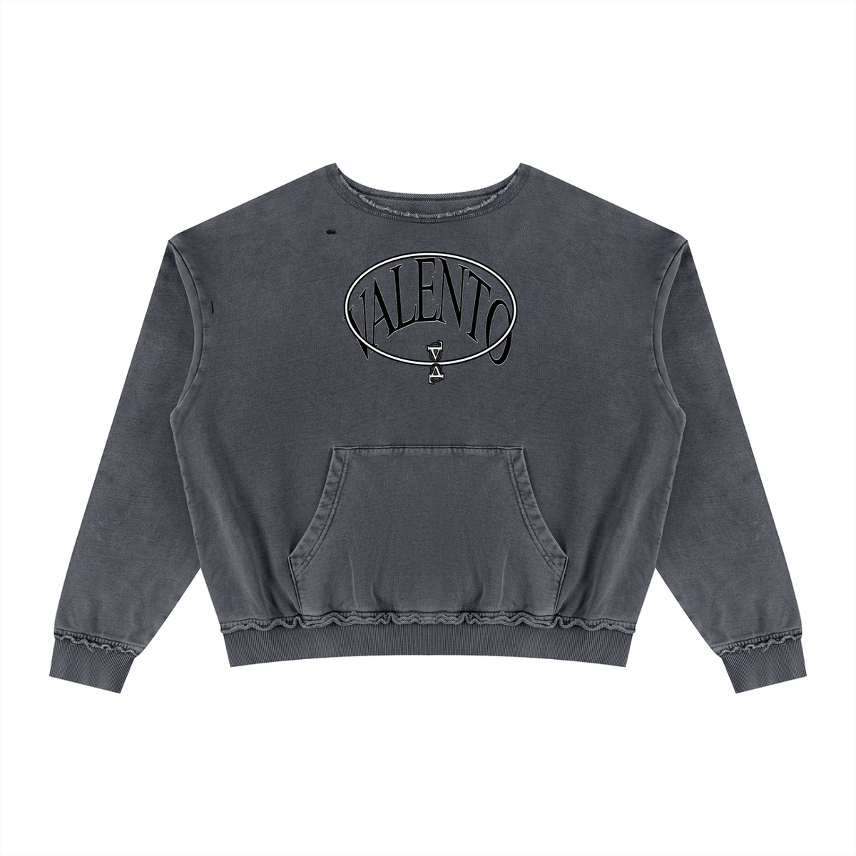 Unisex Raw Edge Crewneck Sweatshirt