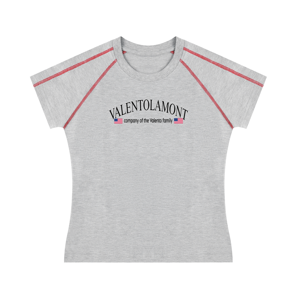 Women's Contrast Stitch Raglan T-Shirt