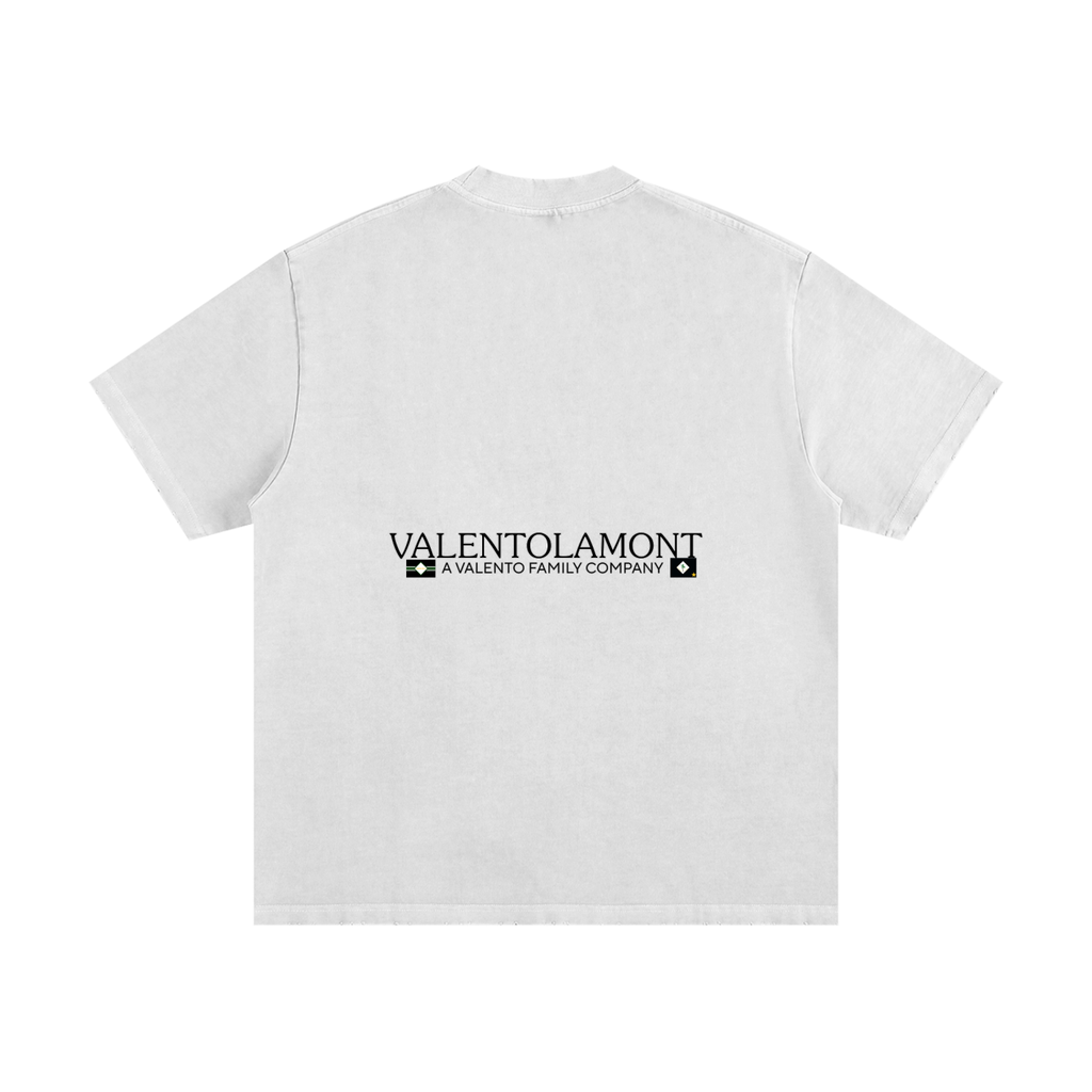 Heavyweight Vintage Washed Frayed T-Shirt