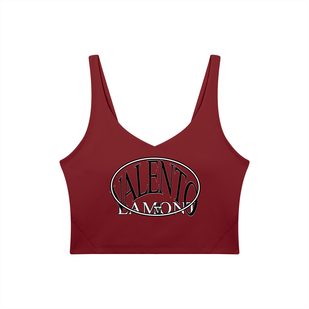 Women's V-Neck Yoga Sports Bra