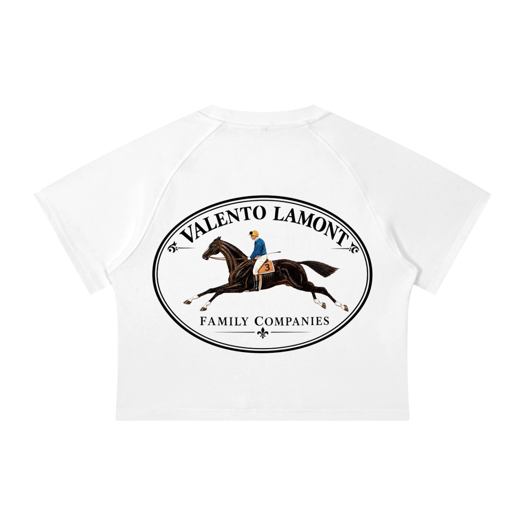 Women's Mineral Wash Raglan Crop T-Shirt