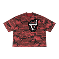 Unisex Boxy Camo Print T-Shirt