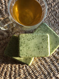 Matcha powder soap