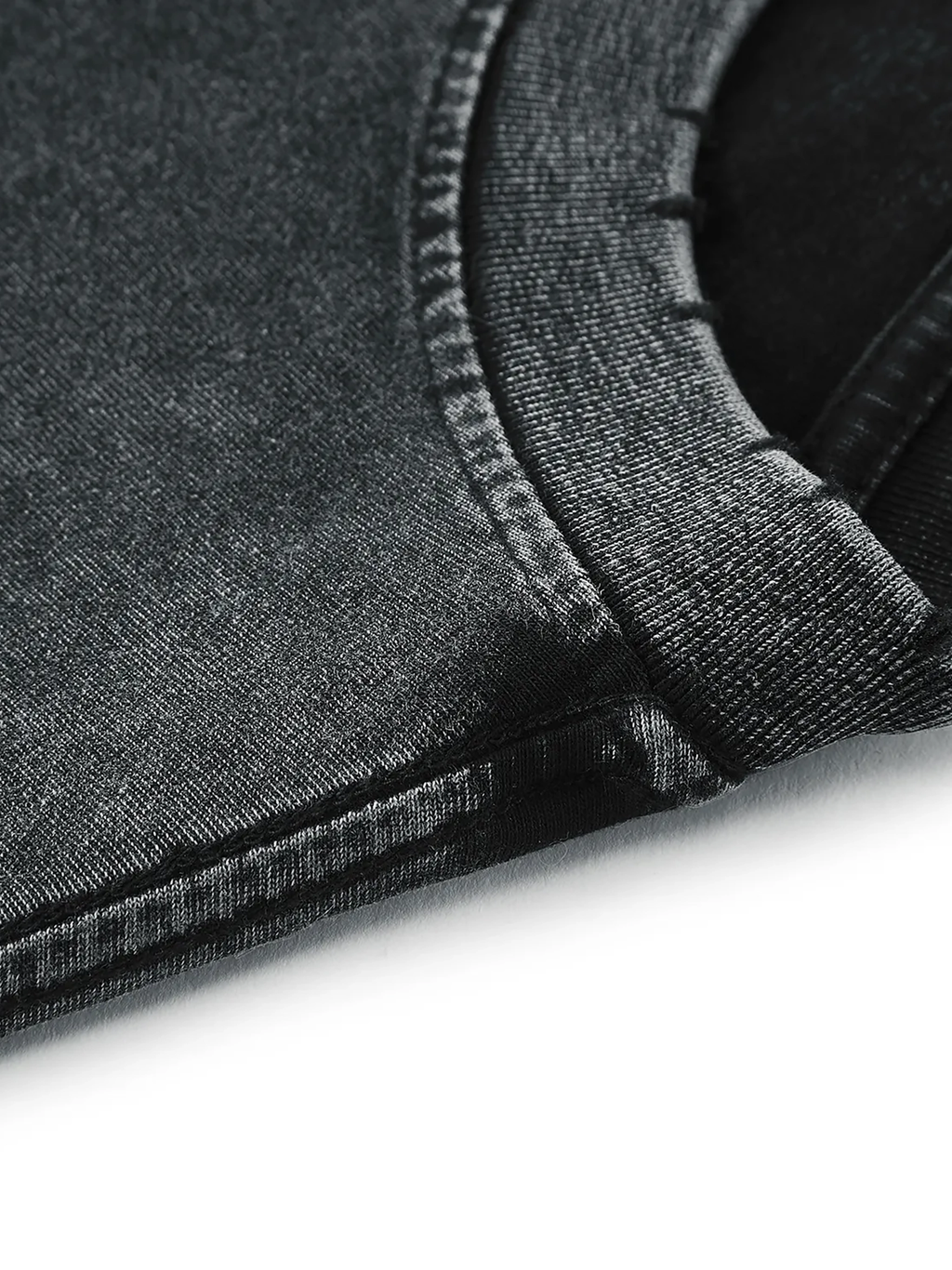 Snow Washed Frayed Hem Tank Top
