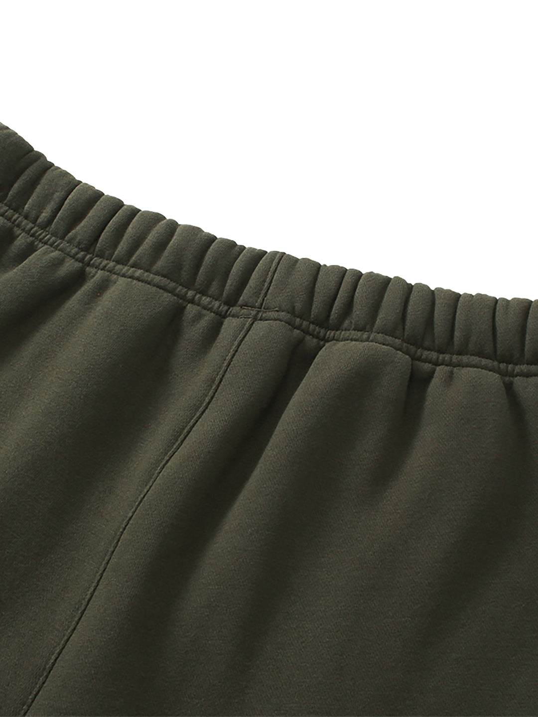 Streetwear Unisex Solid Color Fleece Straight Leg Pants