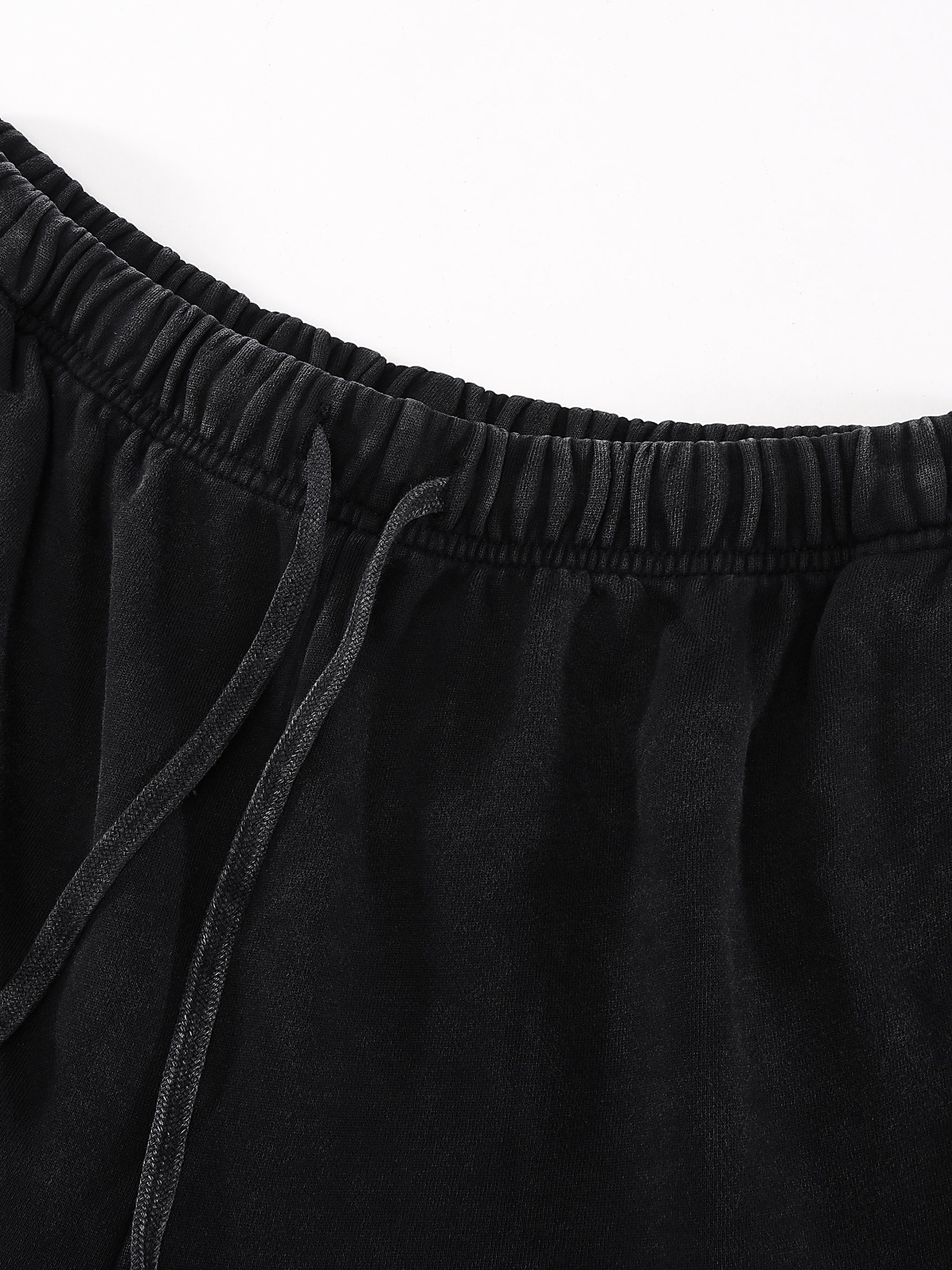 Heavyweight  Vintage Washed  Tiger Stripes Short Pants - 360 GSM