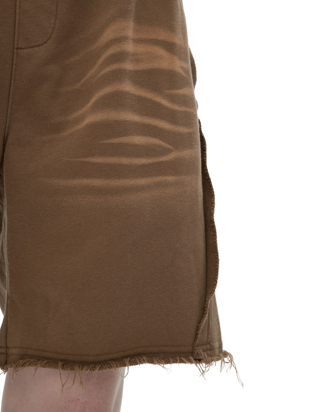 Heavyweight  Vintage Washed  Tiger Stripes Short Pants - 360 GSM