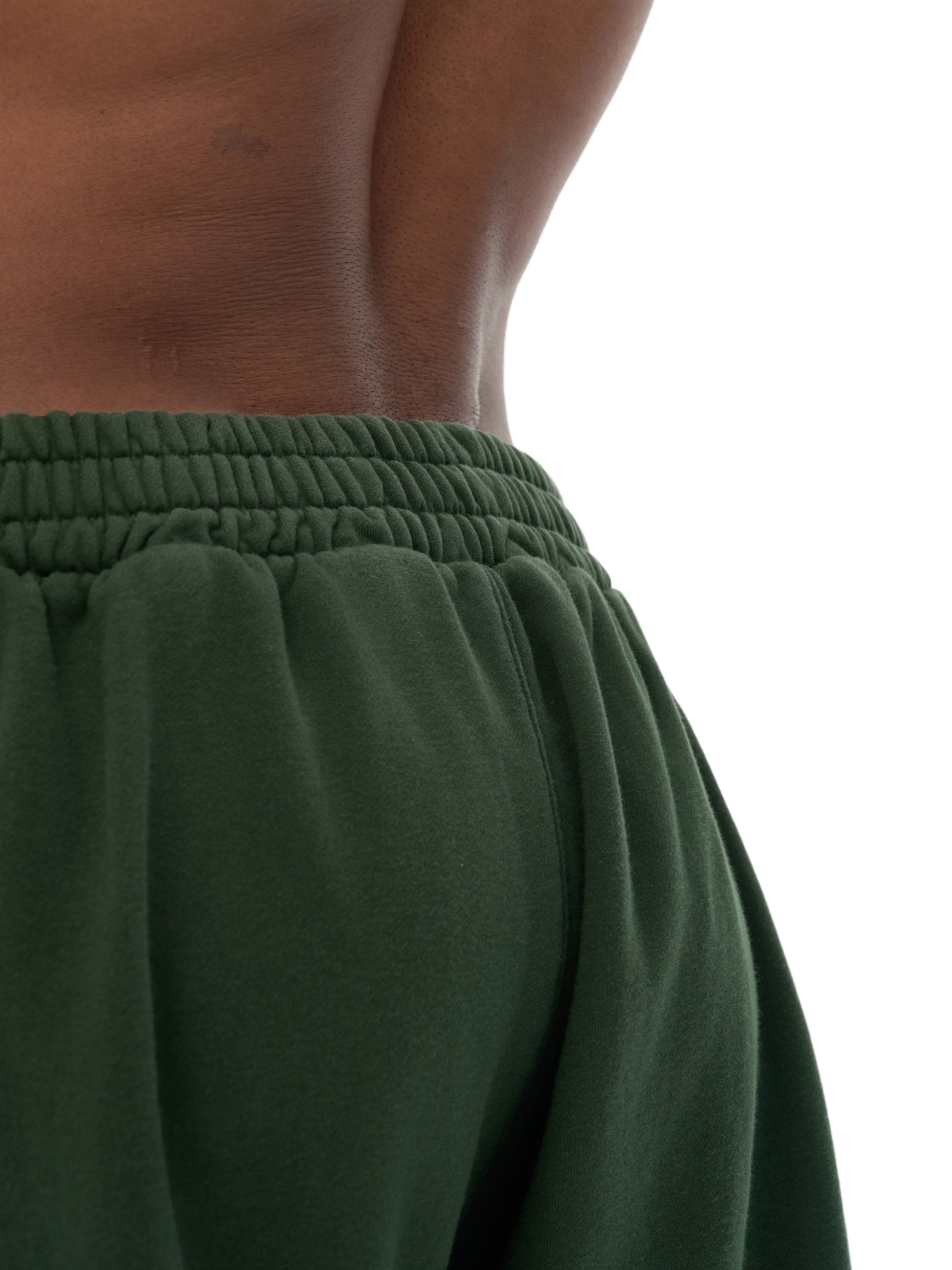 Heavyweight  Vintage Washed  Tiger Stripes Short Pants - 360 GSM
