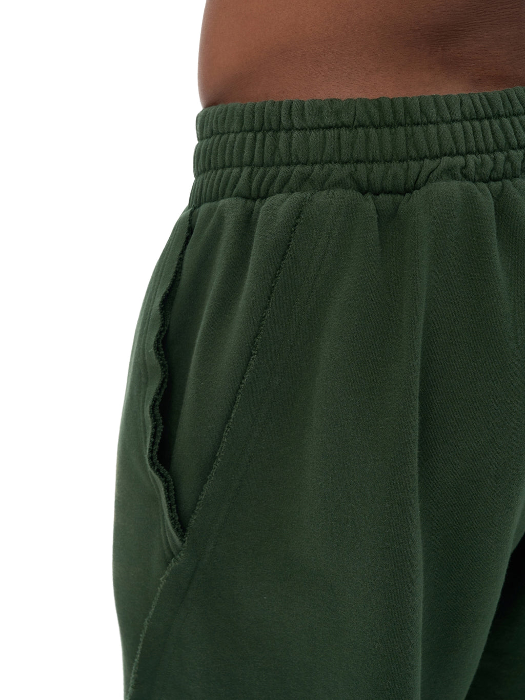 Heavyweight  Vintage Washed  Tiger Stripes Short Pants - 360 GSM
