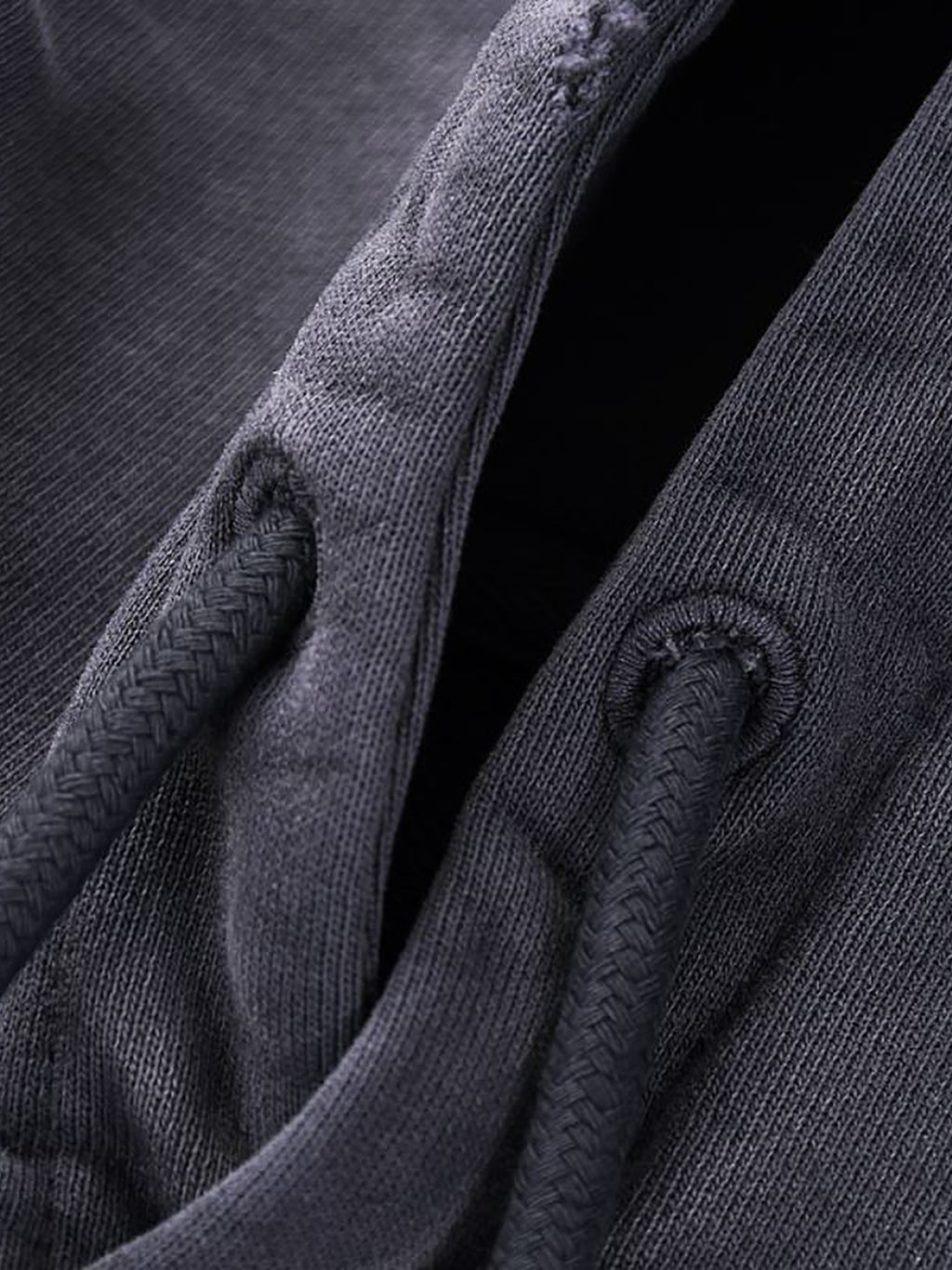 Heavyweight Pure Cotton Hand-Frayed Monkey Washed Hoodie