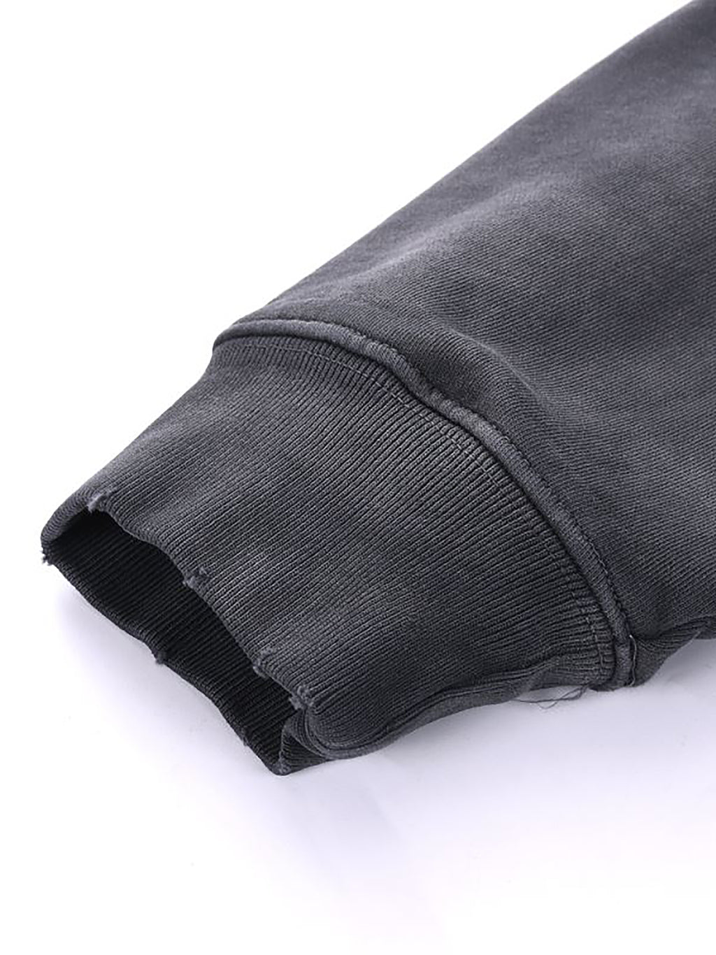 Heavyweight Pure Cotton Hand-Frayed Monkey Washed Hoodie