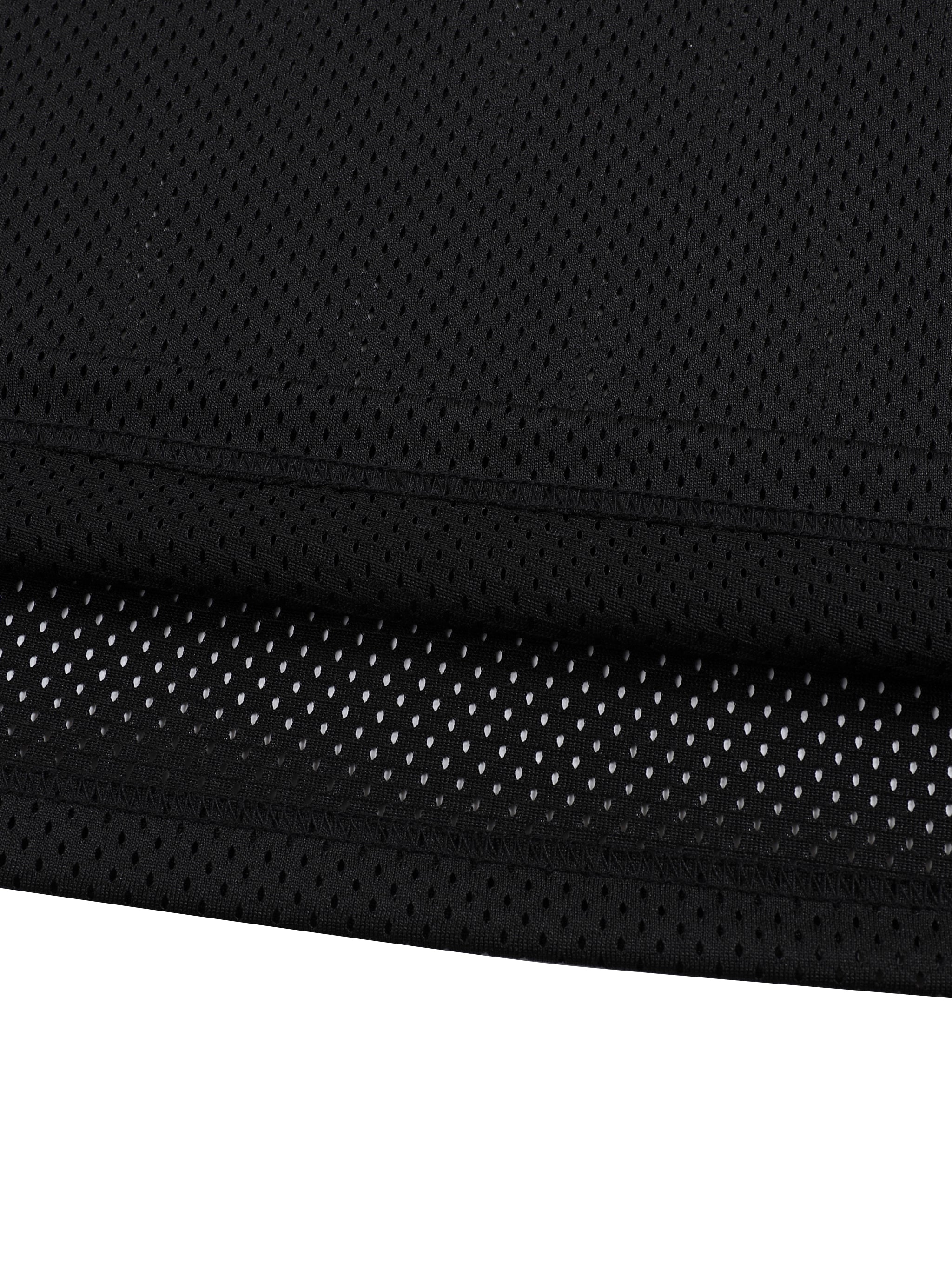 Taped Mesh Boxy T-Shirt