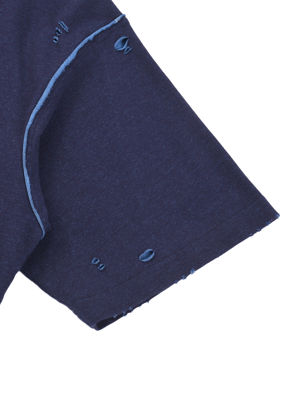 Hand-frayed Reversible T-shirt