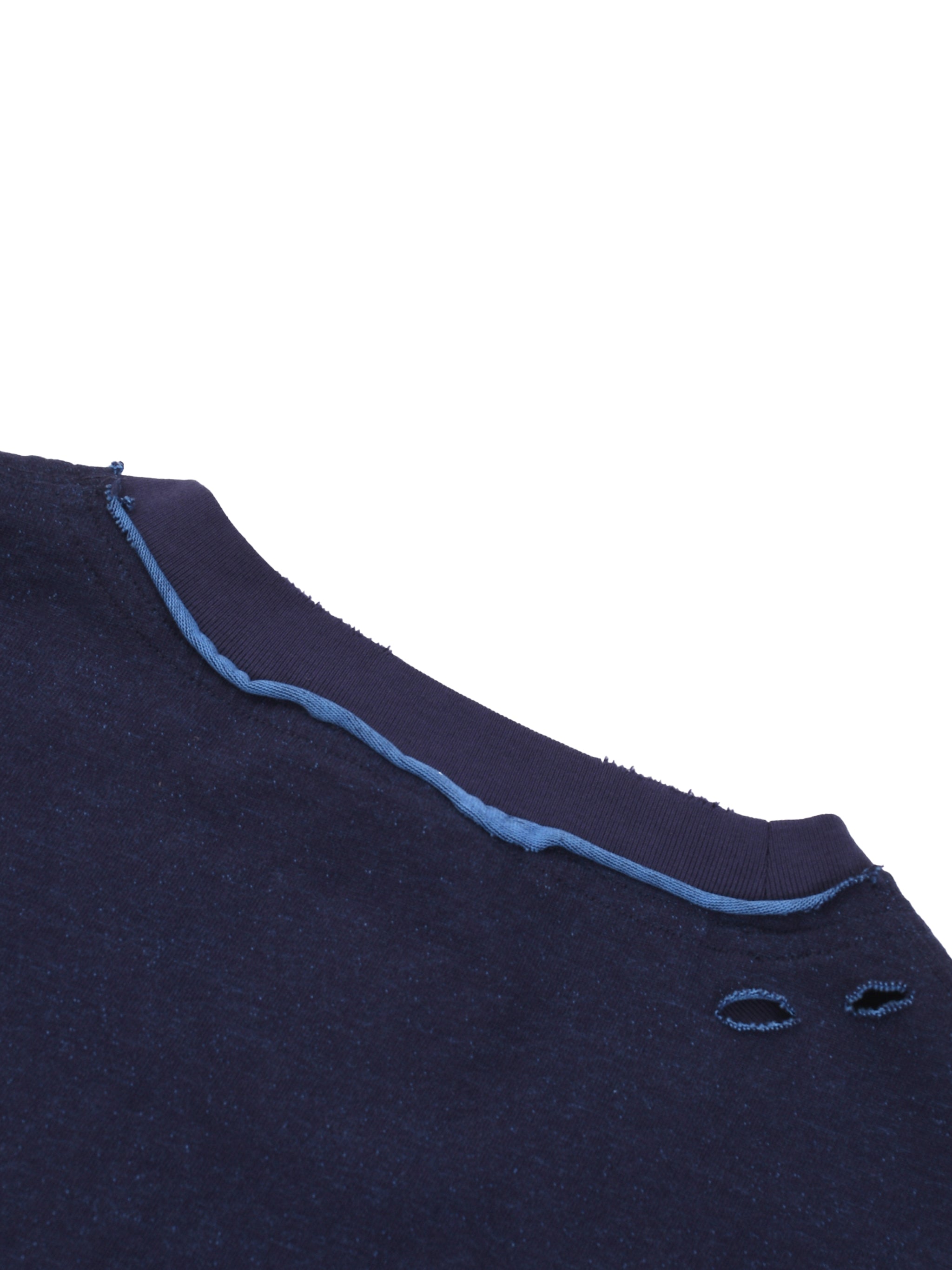 Hand-frayed Reversible T-shirt