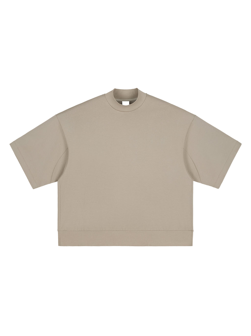 Heavyweight Oversized Mock Neck T-shirt