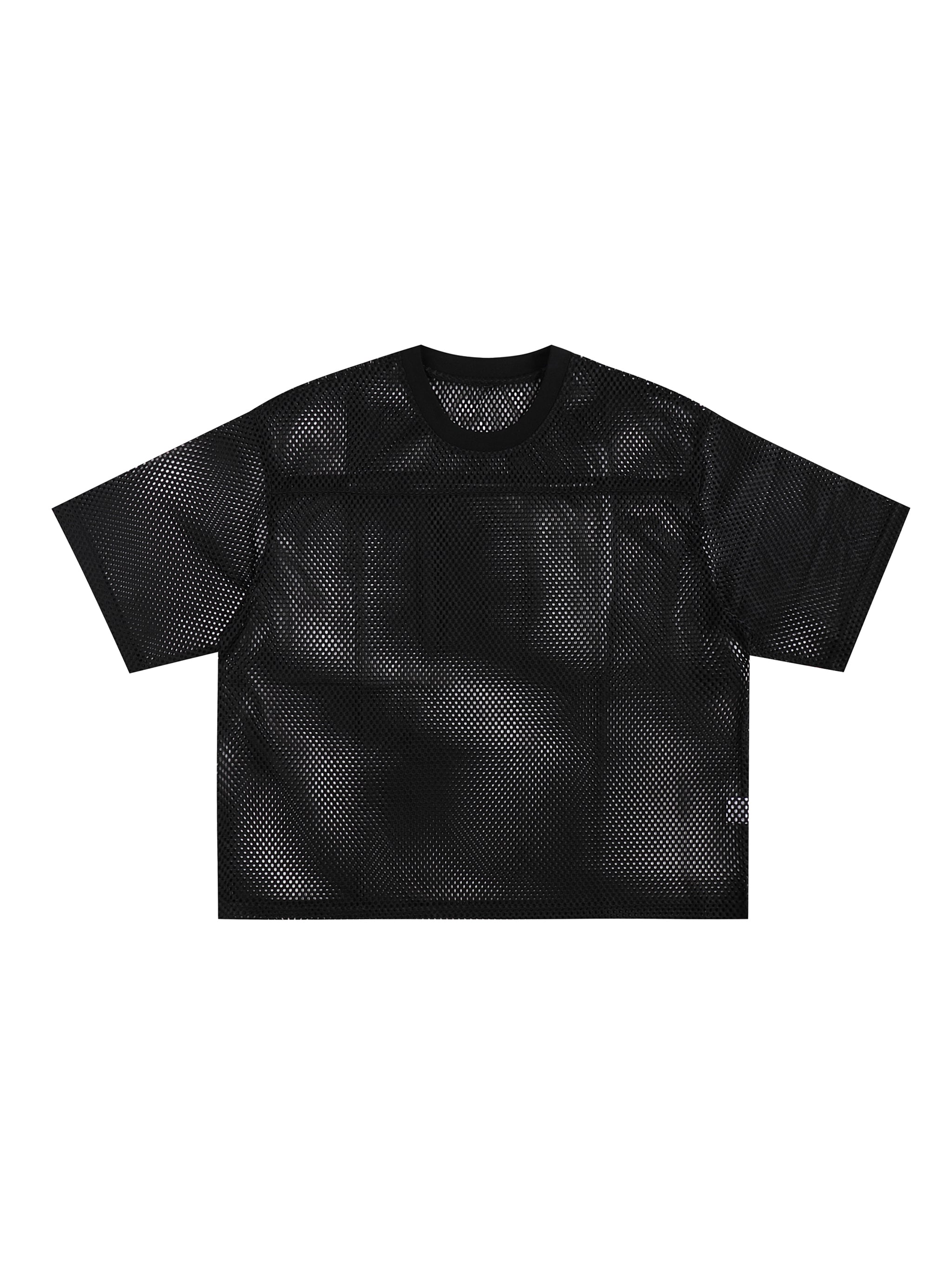See-through Boxy Net T-shirt